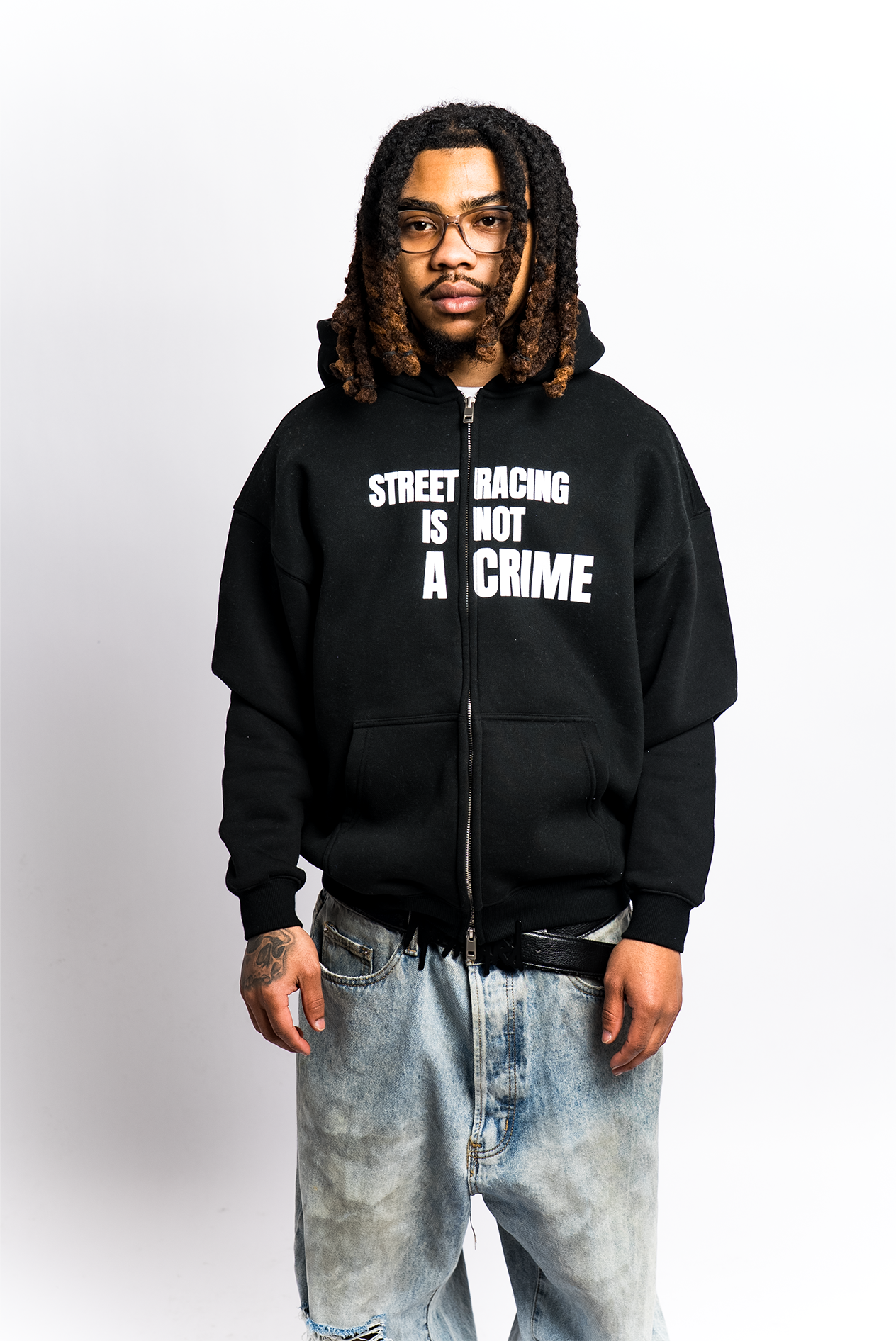STREET RACING IS NOT A CRIME HOODIE